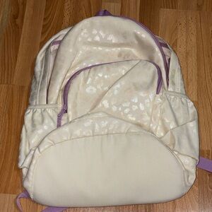 GAP Cream and Purple Kids Backpack